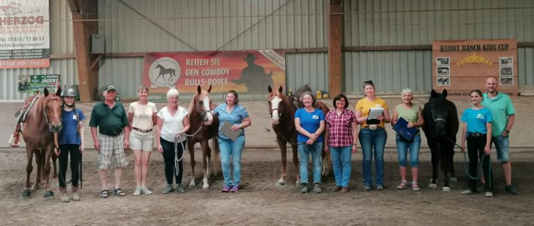 Read more about the article Jährliche Zuchtrichterschulung der EMFTHA in Graben-Neudorf auf der Hardt Ranch